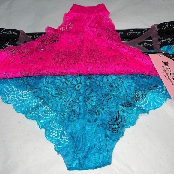 3pcs Juicy Couture Lace Cheeky Panty - Picture 4 of 9